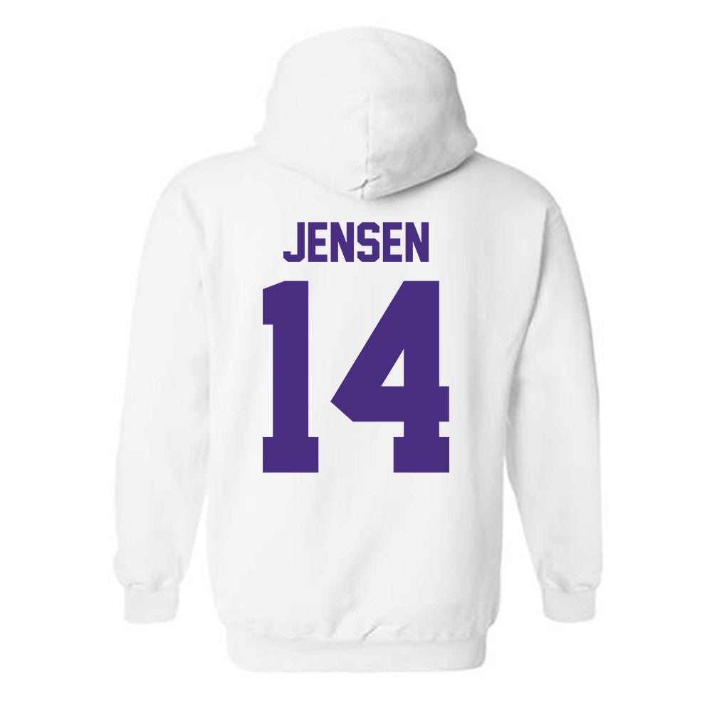 Northwestern - NCAA Softball : Kylee Jensen - Classic Shersey Hooded Sweatshirt-1