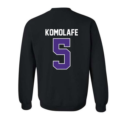 Northwestern - NCAA Football : Caleb Komolafe - Classic Shersey Crewneck Sweatshirt-1