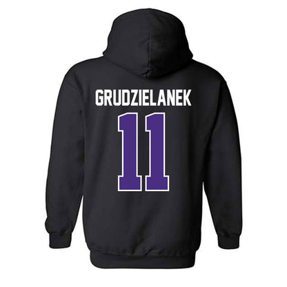 Northwestern - NCAA Softball : Riley Grudzielanek - Classic Shersey Hooded Sweatshirt-1