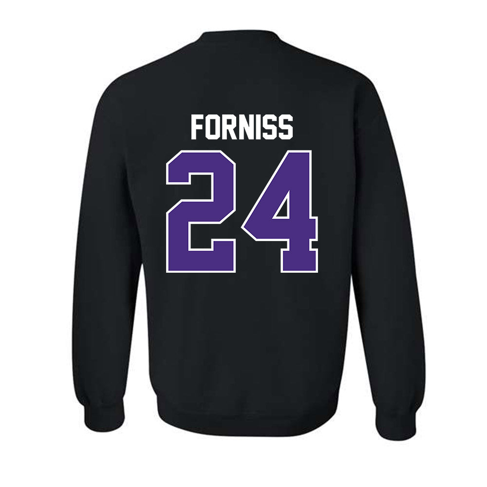 Northwestern - NCAA Baseball : Christian Forniss - Classic Shersey Crewneck Sweatshirt-1