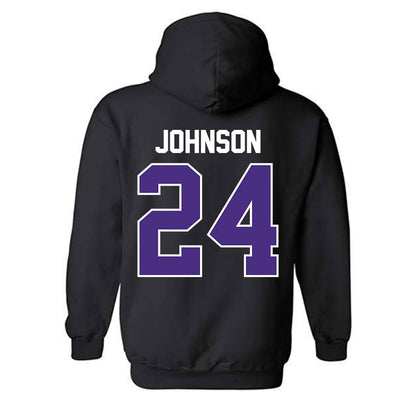 Northwestern - NCAA Football : Jamaal Johnson - Classic Shersey Hooded Sweatshirt-1