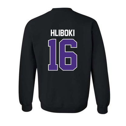 Northwestern - NCAA Baseball : Sam Hliboki - Classic Shersey Crewneck Sweatshirt-1