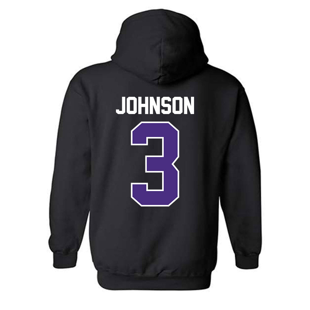 Northwestern - NCAA Men's Soccer : Andrew Johnson - Classic Shersey Hooded Sweatshirt-1
