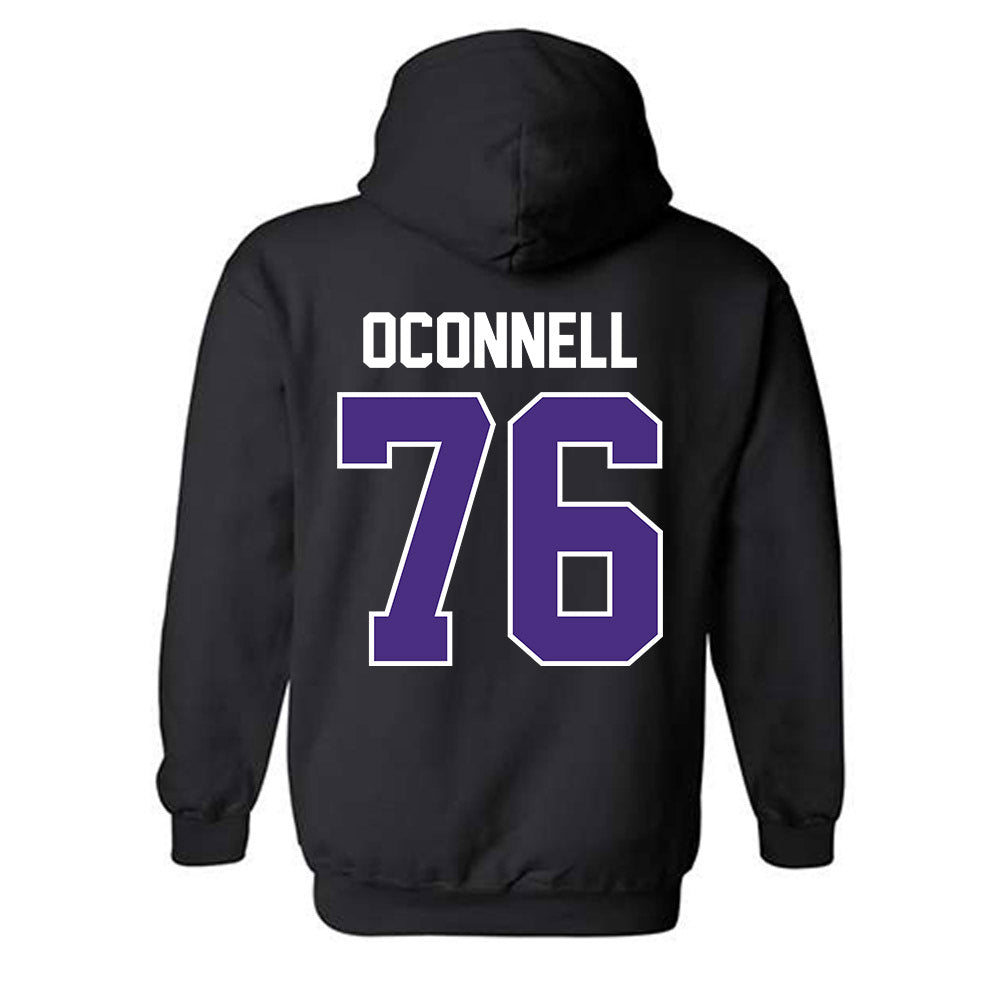 Northwestern - NCAA Football : Michael OConnell - Classic Shersey Hooded Sweatshirt-1