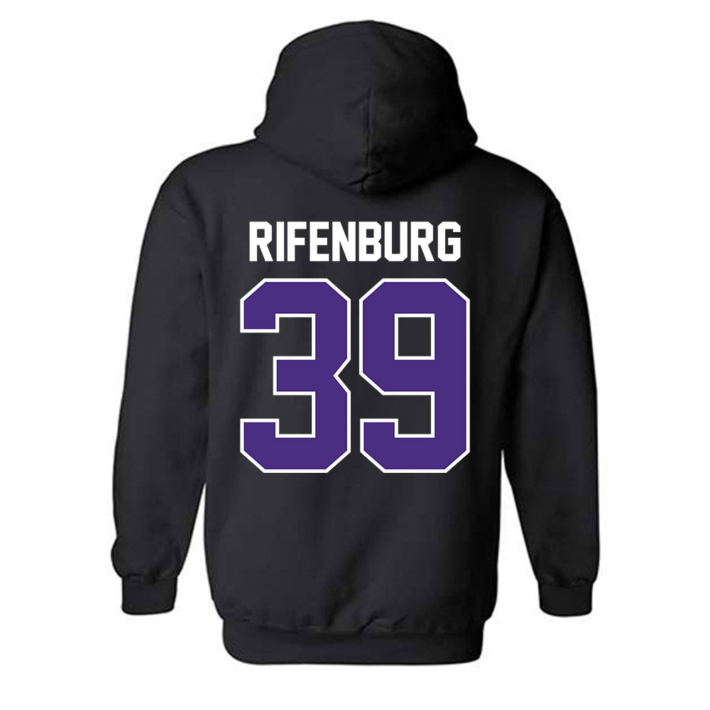 Northwestern - NCAA Baseball : Jake Rifenburg - Classic Shersey Hooded Sweatshirt-1