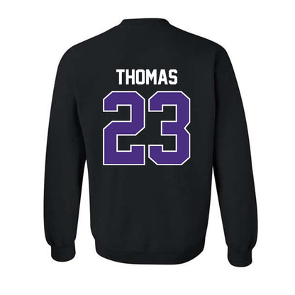 Northwestern - NCAA Women's Basketball : Tayla Thomas - Classic Shersey Crewneck Sweatshirt-1