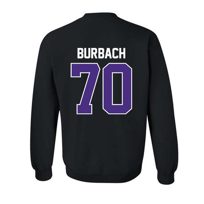 Northwestern - NCAA Football : Leighton Burbach - Classic Shersey Crewneck Sweatshirt-1