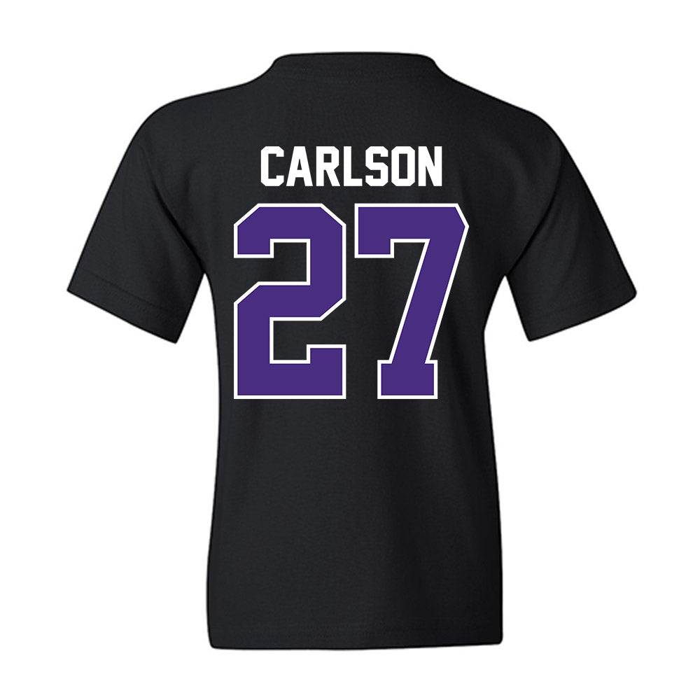 Northwestern - NCAA Baseball : Zach Carlson - Classic Shersey Youth T-Shirt-1
