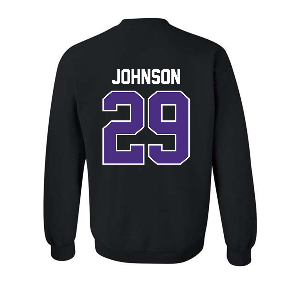 Northwestern - NCAA Football : Qayvier Johnson - Classic Shersey Crewneck Sweatshirt-1