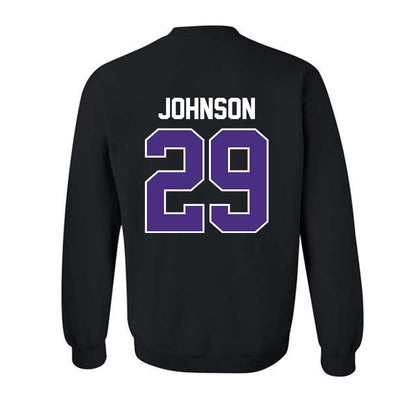 Northwestern - NCAA Football : Qayvier Johnson - Classic Shersey Crewneck Sweatshirt-1