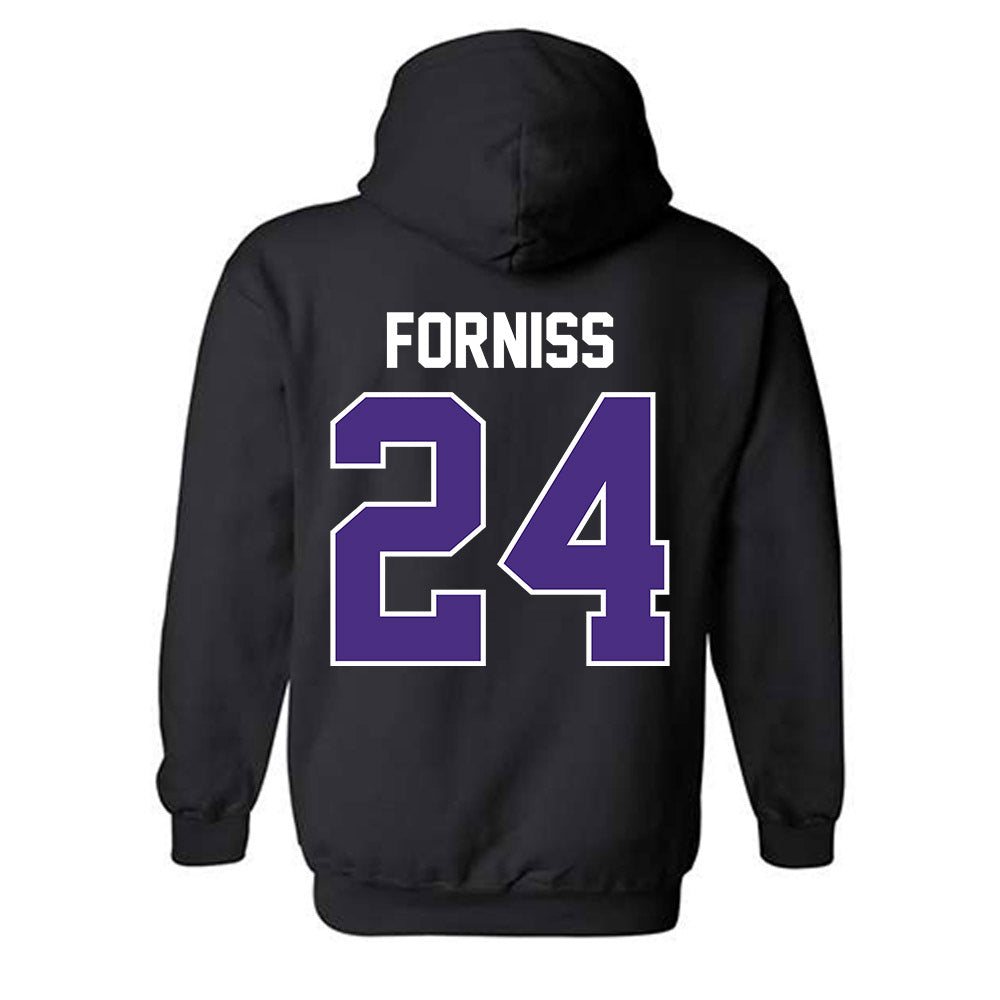 Northwestern - NCAA Baseball : Christian Forniss - Classic Shersey Hooded Sweatshirt-1