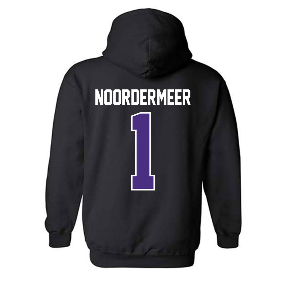 Northwestern - NCAA Women's Volleyball : Sienna noordermeer - Classic Shersey Hooded Sweatshirt-1