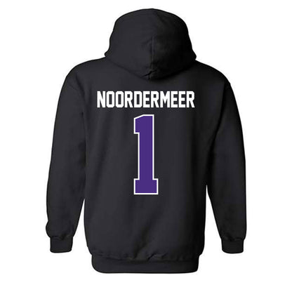 Northwestern - NCAA Women's Volleyball : Sienna noordermeer - Classic Shersey Hooded Sweatshirt-1