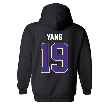 Northwestern - NCAA Baseball : Jake Yang - Classic Shersey Hooded Sweatshirt-1