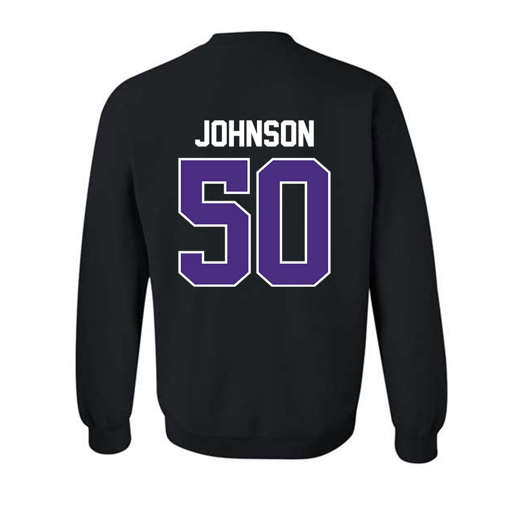Northwestern - NCAA Football : Qayvier Johnson - Classic Shersey Crewneck Sweatshirt-1