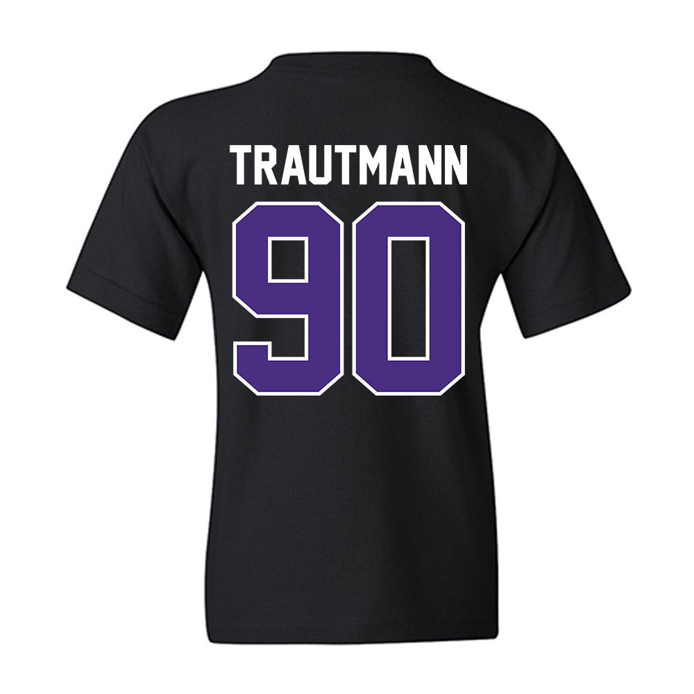 Northwestern - NCAA Football : Jack Trautmann - Classic Shersey Youth T-Shirt-1