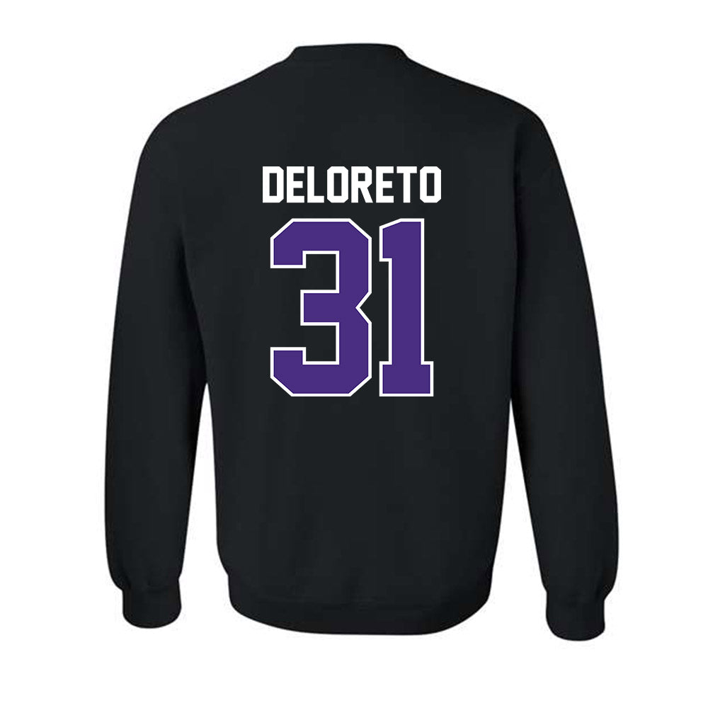 Northwestern - NCAA Baseball : Dominic DeLoreto - Classic Shersey Crewneck Sweatshirt-1