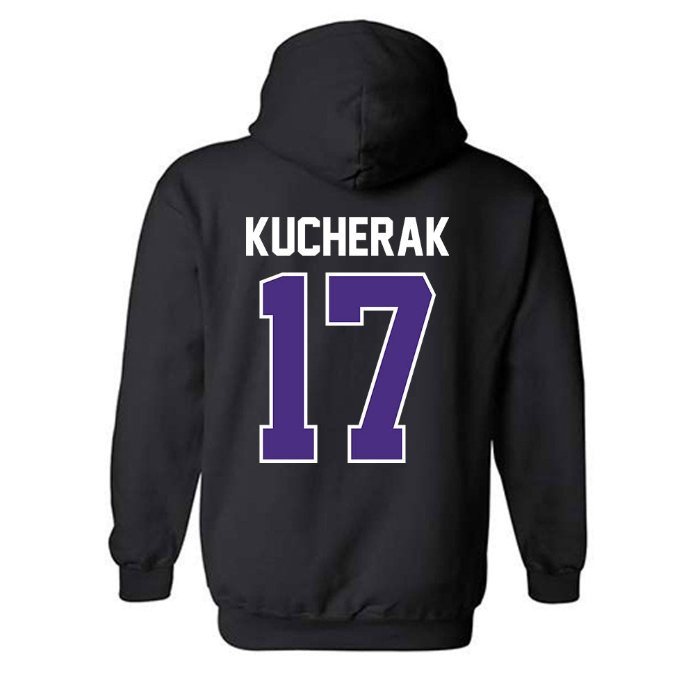 Northwestern - NCAA Baseball : Ryan Kucherak - Classic Shersey Hooded Sweatshirt-1