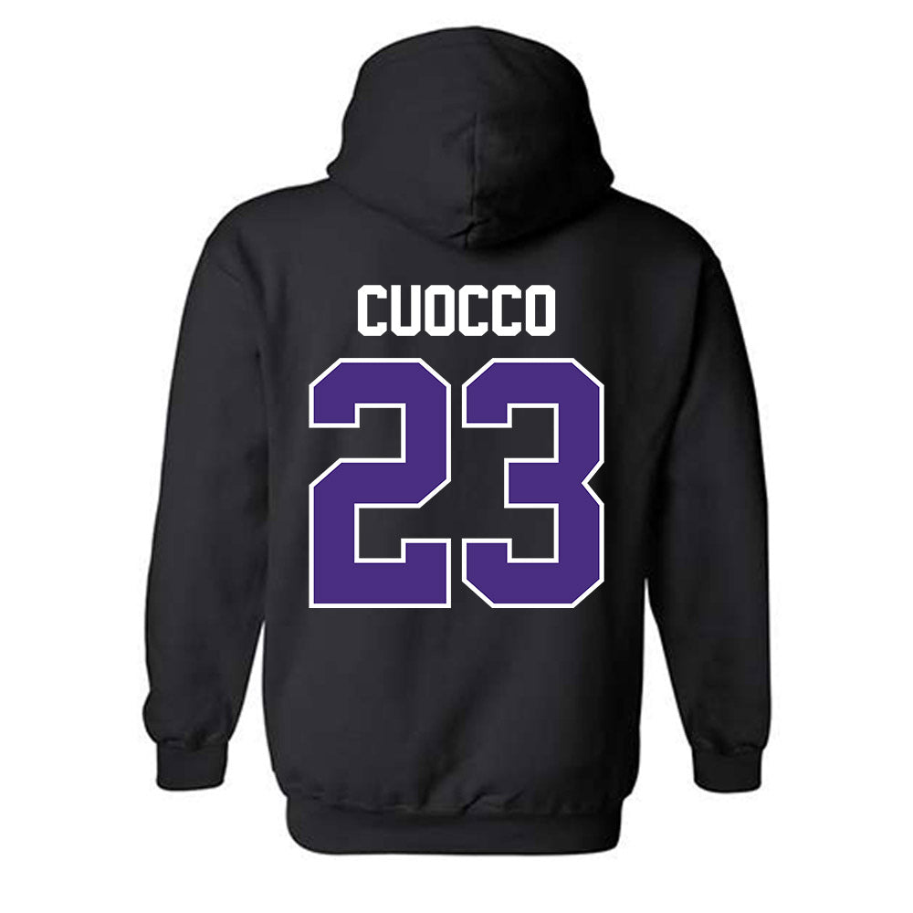 Northwestern - NCAA Women's Lacrosse : Jenika Cuocco - Classic Shersey Hooded Sweatshirt-1