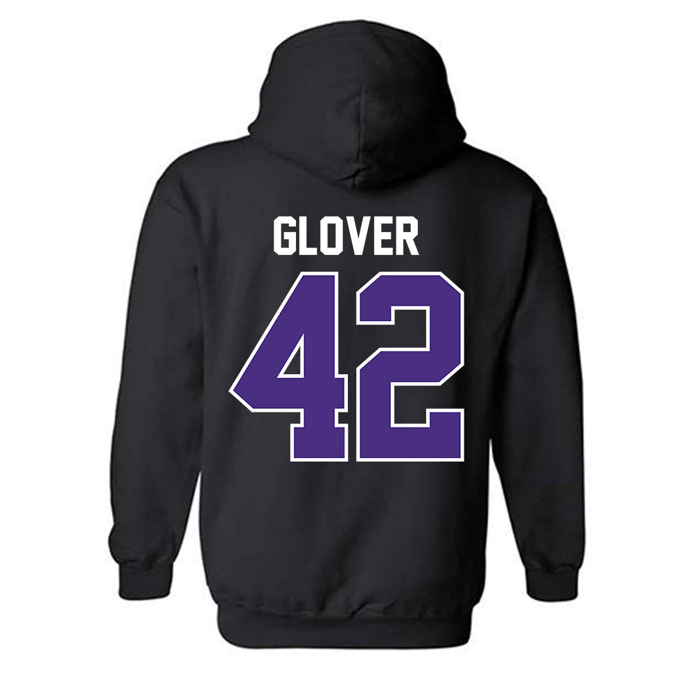 Northwestern - NCAA Football : Nigel Glover - Classic Shersey Hooded Sweatshirt-1