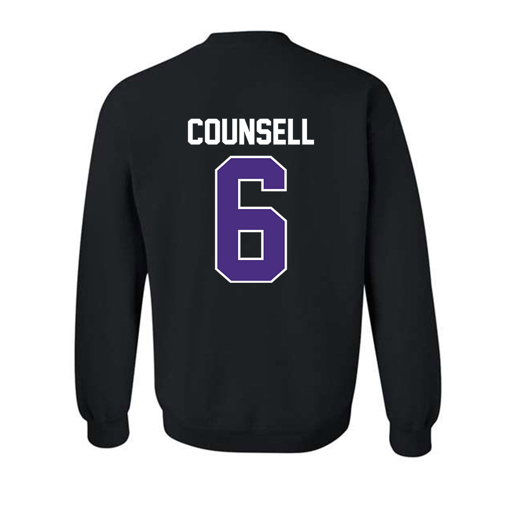Northwestern - NCAA Baseball : Jack Counsell - Classic Shersey Crewneck Sweatshirt-1