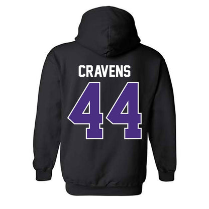 Northwestern - NCAA Baseball : Colton Cravens - Classic Shersey Hooded Sweatshirt-1