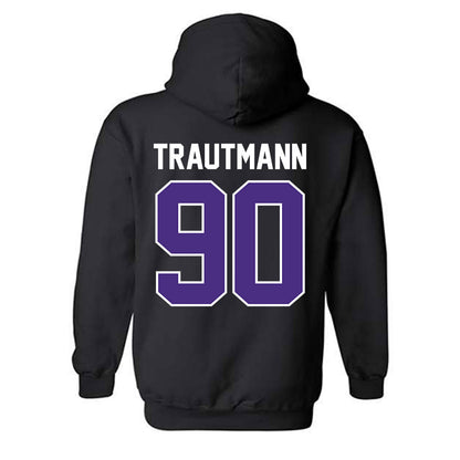 Northwestern - NCAA Football : Jack Trautmann - Classic Shersey Hooded Sweatshirt-1