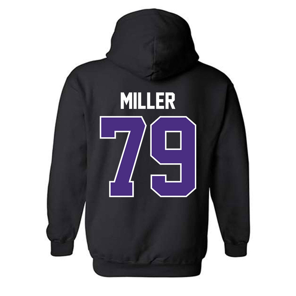 Northwestern - NCAA Football : Jacob Miller - Classic Shersey Hooded Sweatshirt-1