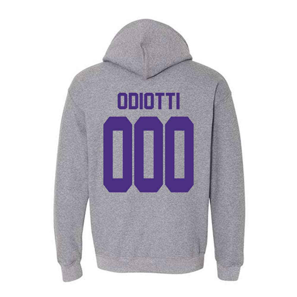 Northwestern - NCAA Wrestling : Massey Odiotti - Classic Shersey Hooded Sweatshirt-1