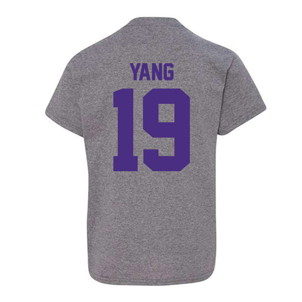 Northwestern - NCAA Baseball : Jake Yang - Classic Shersey Youth T-Shirt-1