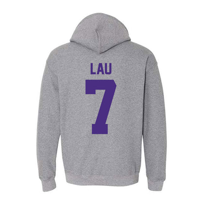 Northwestern - NCAA Women's Basketball : Caroline Lau - Classic Shersey Hooded Sweatshirt-1