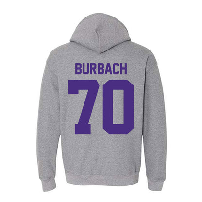 Northwestern - NCAA Football : Leighton Burbach - Classic Shersey Hooded Sweatshirt-1