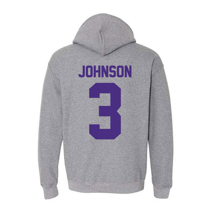 Northwestern - NCAA Men's Soccer : Andrew Johnson - Classic Shersey Hooded Sweatshirt-1
