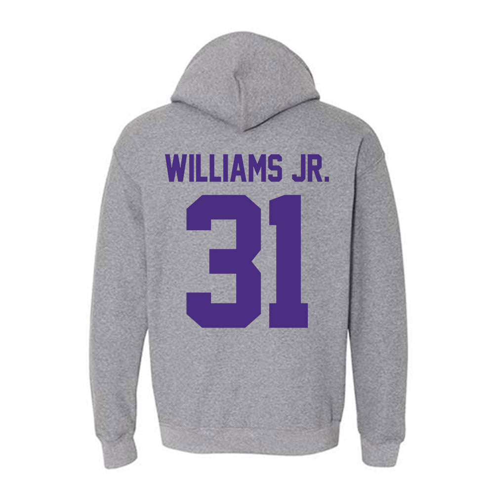 Northwestern - NCAA Football : Tito Williams Jr. - Classic Shersey Hooded Sweatshirt-1