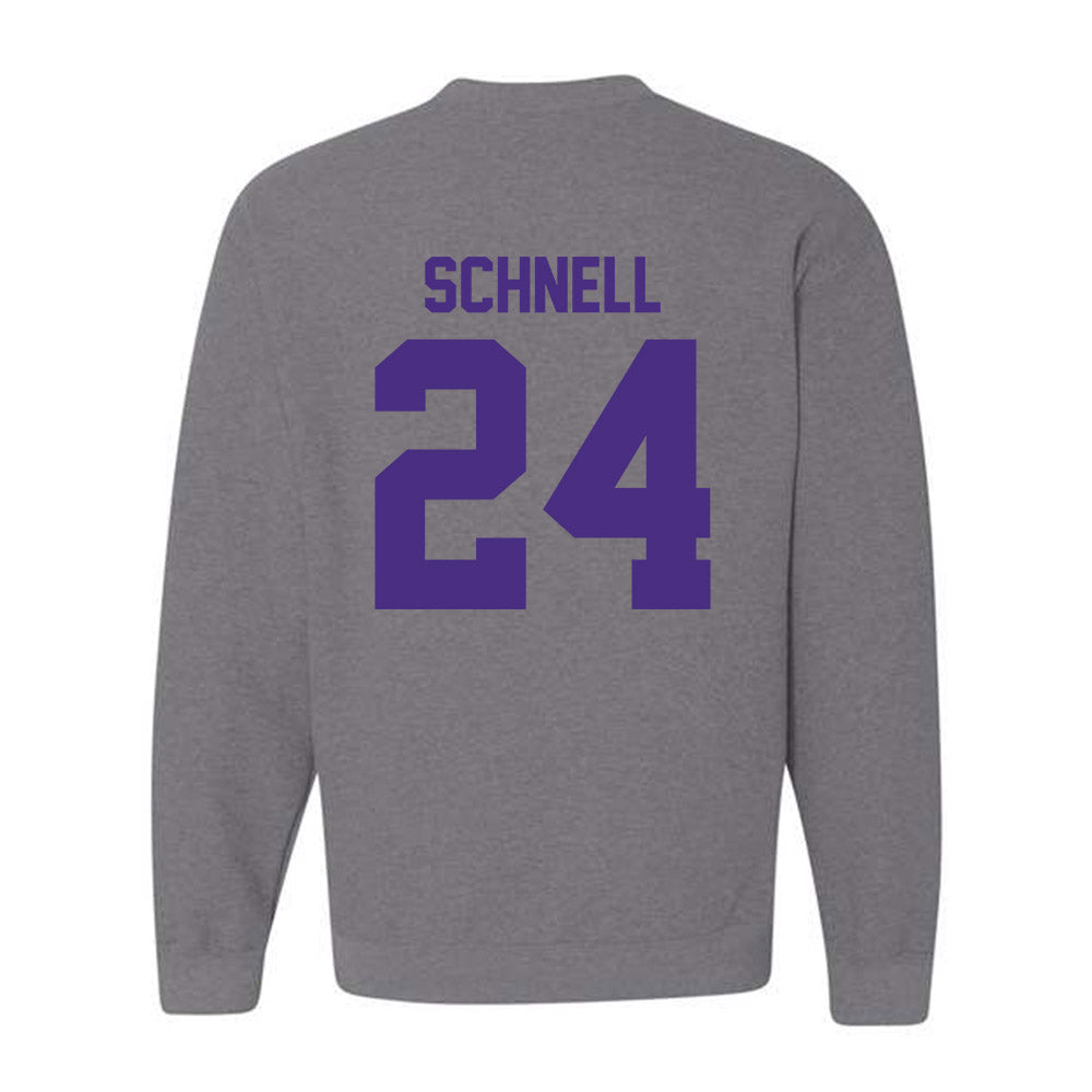 Northwestern - NCAA Women's Volleyball : Cate Schnell - Classic Shersey Crewneck Sweatshirt-1