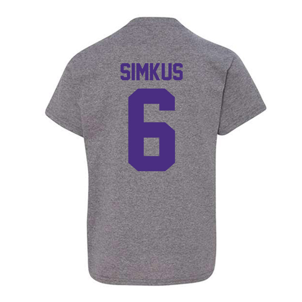 Northwestern - NCAA Women's Volleyball : Bella Simkus - Classic Shersey Youth T-Shirt-1