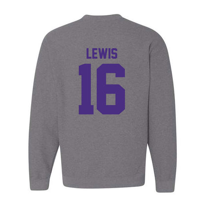 Northwestern - NCAA Football : J.J. Lewis - Classic Shersey Crewneck Sweatshirt-1