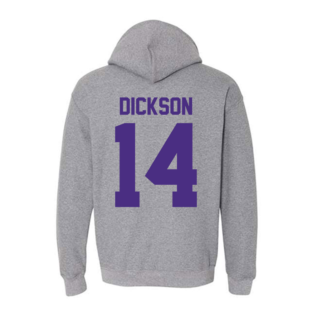 Northwestern - NCAA Baseball : Drew Dickson - Classic Shersey Hooded Sweatshirt
