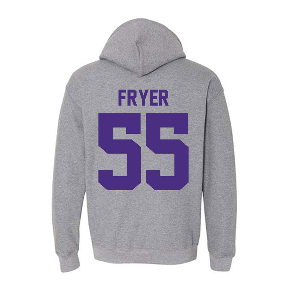 Northwestern - NCAA Baseball : Justin Fryer - Classic Shersey Hooded Sweatshirt-1