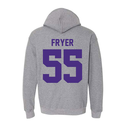Northwestern - NCAA Baseball : Justin Fryer - Classic Shersey Hooded Sweatshirt-1
