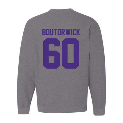 Northwestern - NCAA Football : Evan Boutorwick - Classic Shersey Crewneck Sweatshirt-1