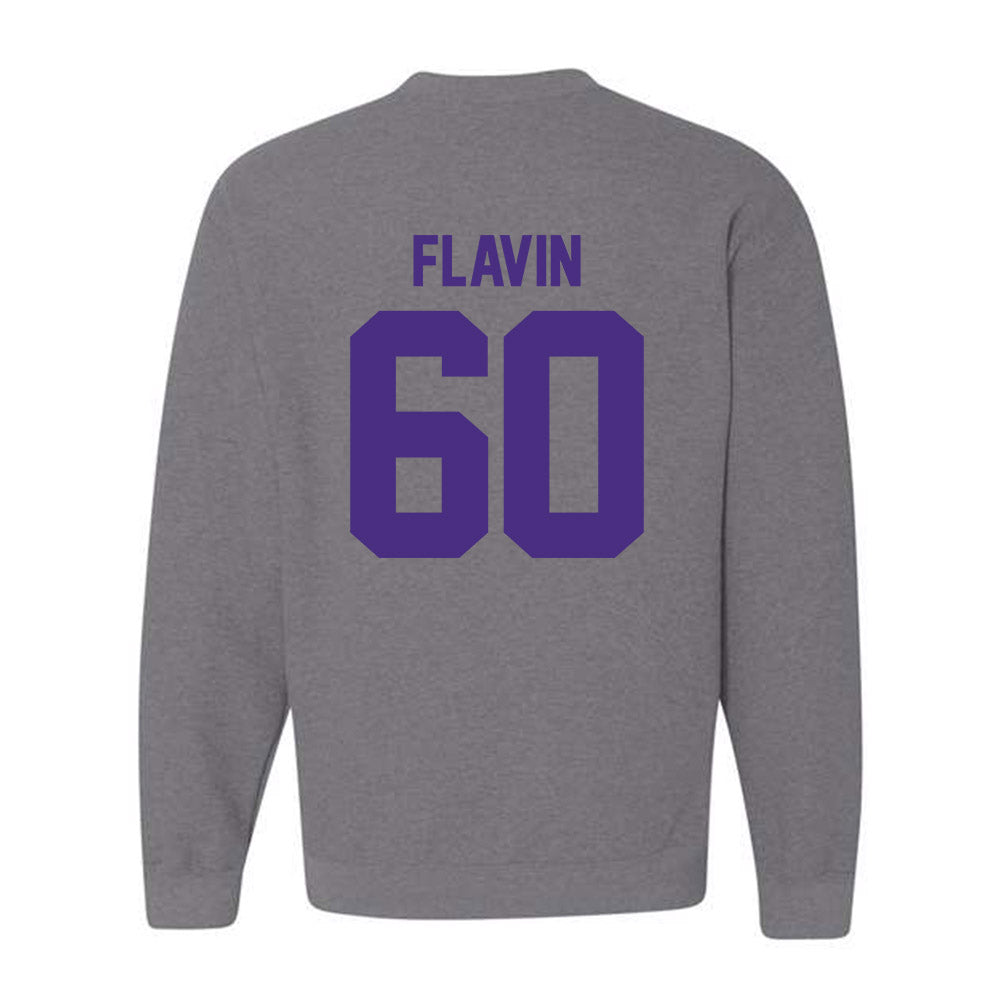Northwestern - NCAA Football : Hayden Flavin - Classic Shersey Crewneck Sweatshirt-1