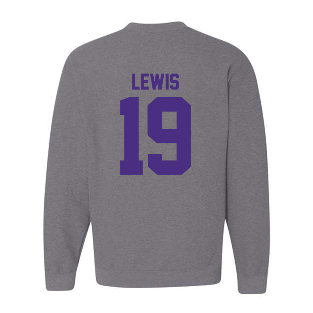 Northwestern - NCAA Football : J.J. Lewis - Classic Shersey Crewneck Sweatshirt-1