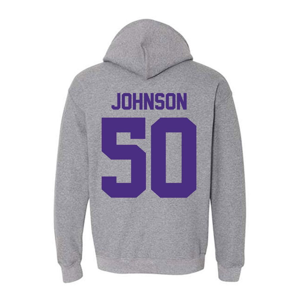 Northwestern - NCAA Football : Qayvier Johnson - Classic Shersey Hooded Sweatshirt-1