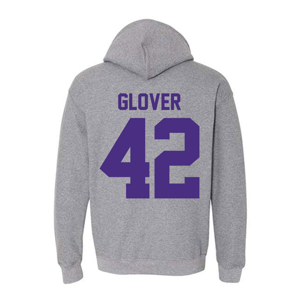 Northwestern - NCAA Football : Nigel Glover - Classic Shersey Hooded Sweatshirt-1