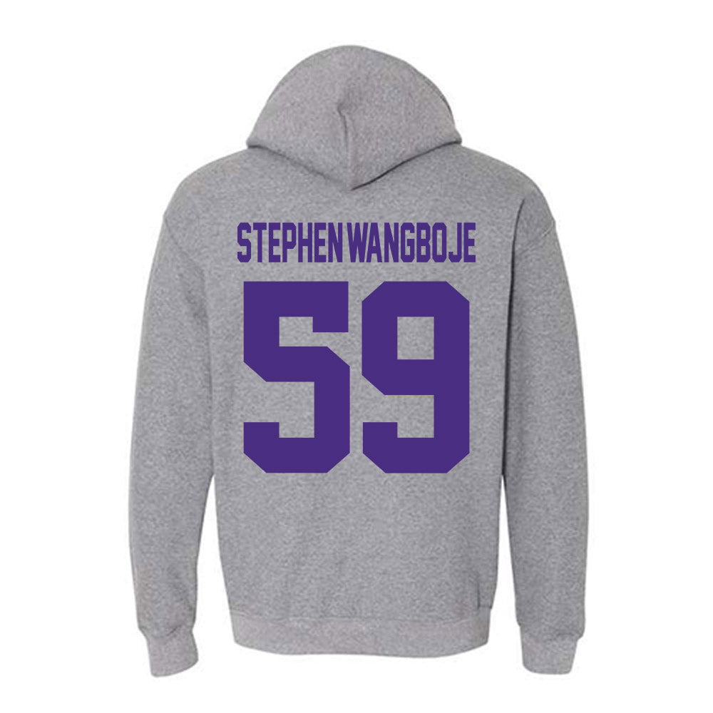 Northwestern - NCAA Football : Glory Stephen-Wangboje - Classic Shersey Hooded Sweatshirt-1