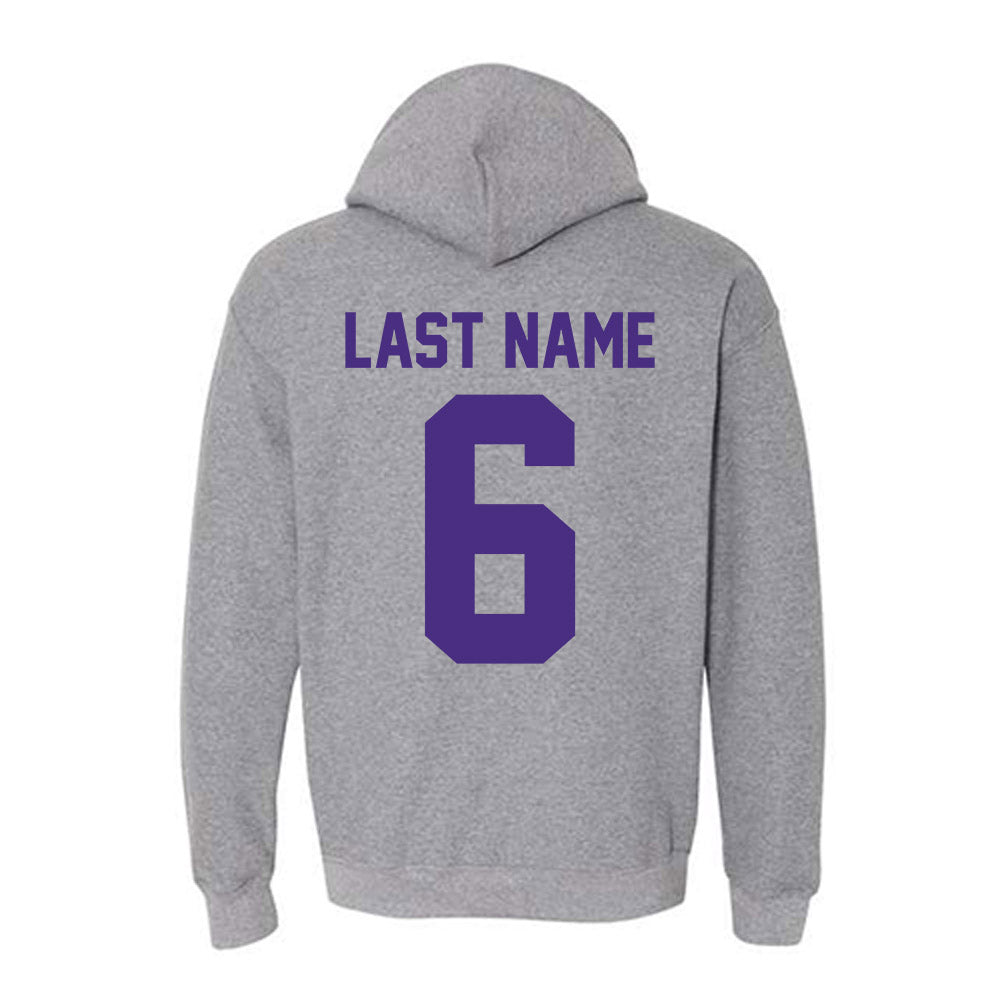 Northwestern - NCAA Women's Volleyball : Bella Simkus - Classic Shersey Hooded Sweatshirt-1