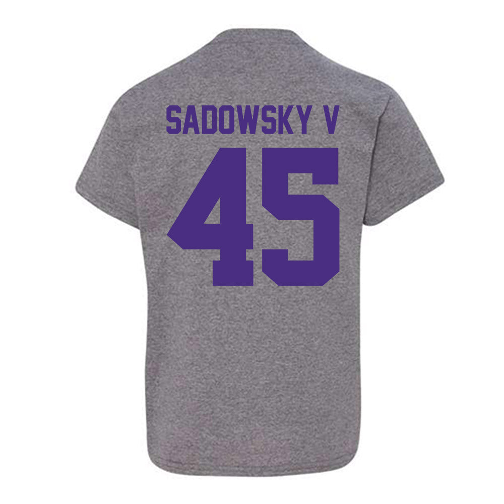Northwestern - NCAA Football : Jack Sadowsky V - Classic Shersey Youth T-Shirt-1