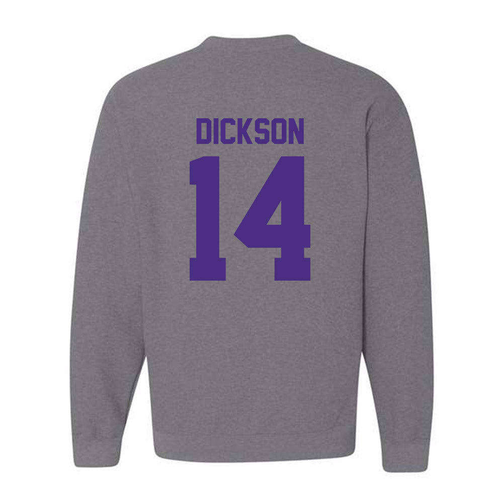 Northwestern - NCAA Baseball : Drew Dickson - Classic Shersey Crewneck Sweatshirt