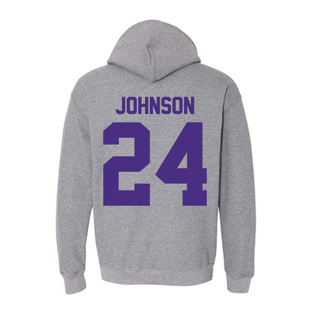 Northwestern - NCAA Football : Jamaal Johnson - Classic Shersey Hooded Sweatshirt-1